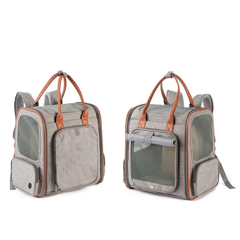Expandable Breathable Mesh Pet Carrier Backpack